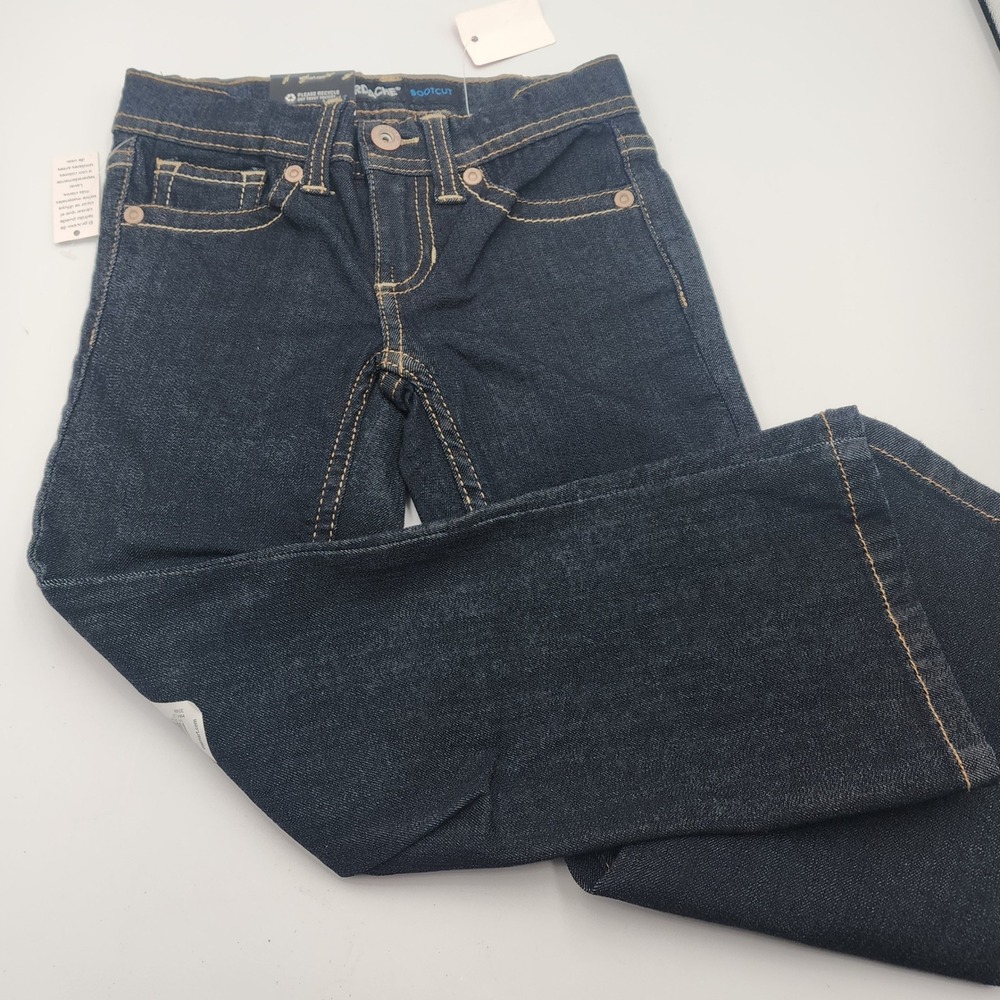 Jordache Girl's Bootcut‎ Jeans Size 4 Adjustable Waist Basic Boot Jean
